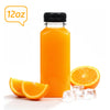 8oz/12oz/16oz Clear PET Plastic Juice Bottles with Caps (Square)